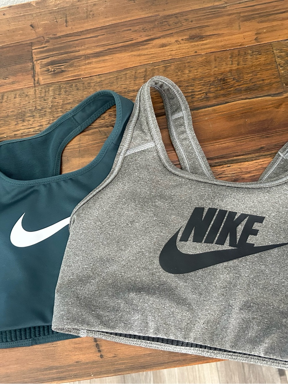 Nike Sports Bras — Gray & Teal